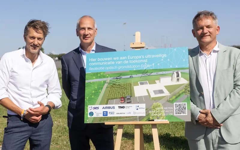 SES and Airbus Secure Site for Quantum Communications Ground Station