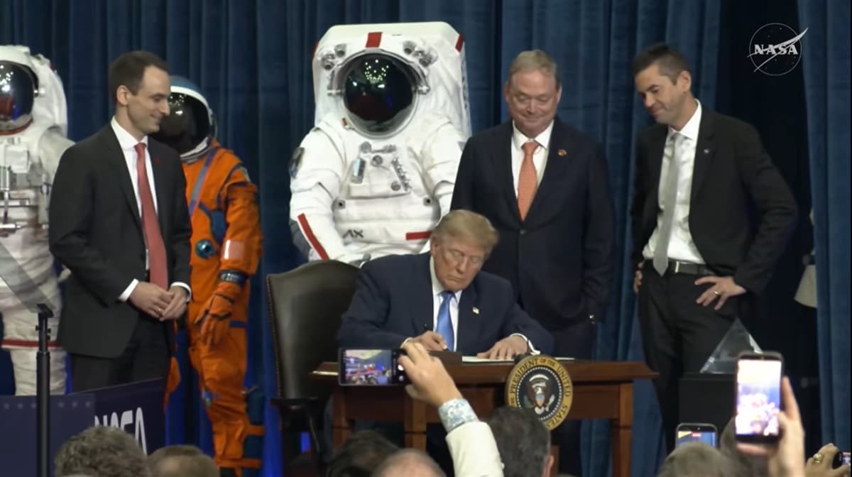 President Trump Signs Executive Order to Create US Space Academy